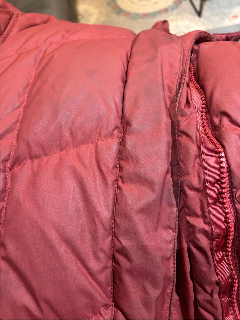 Patagonia Women’s Long Puffer Coat — Deep Burgundy- FREE shipping - Picture 4 of 8